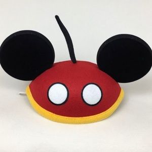 Disney Parks Mickey Mouse Red Pants Ears Tail Hat Cap one size New